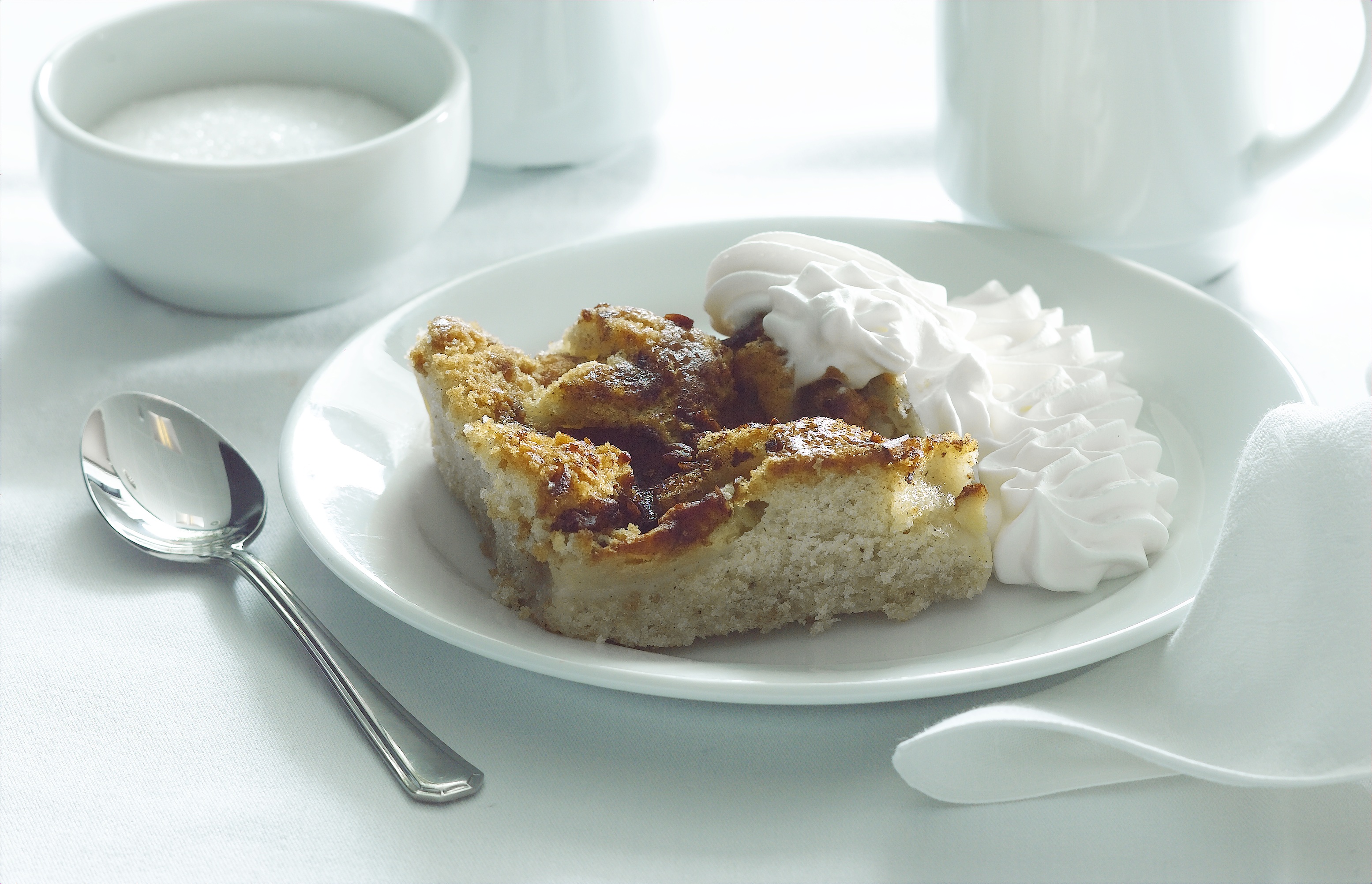 Æbletærte med flødeskum