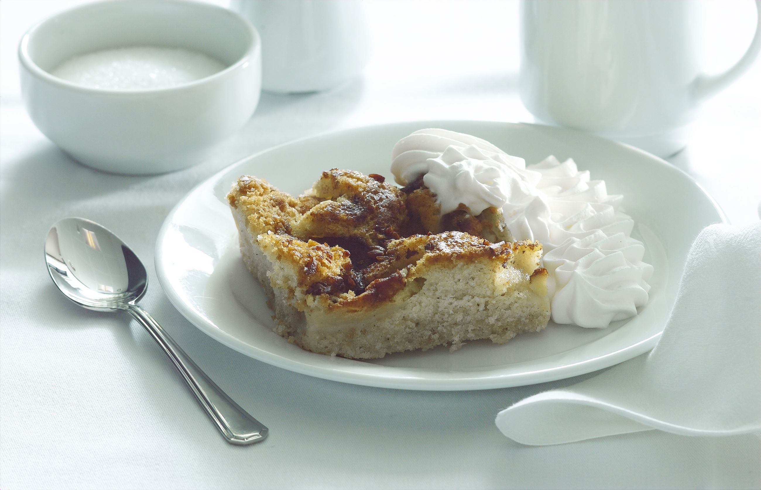 Æbletærte med flødeskum