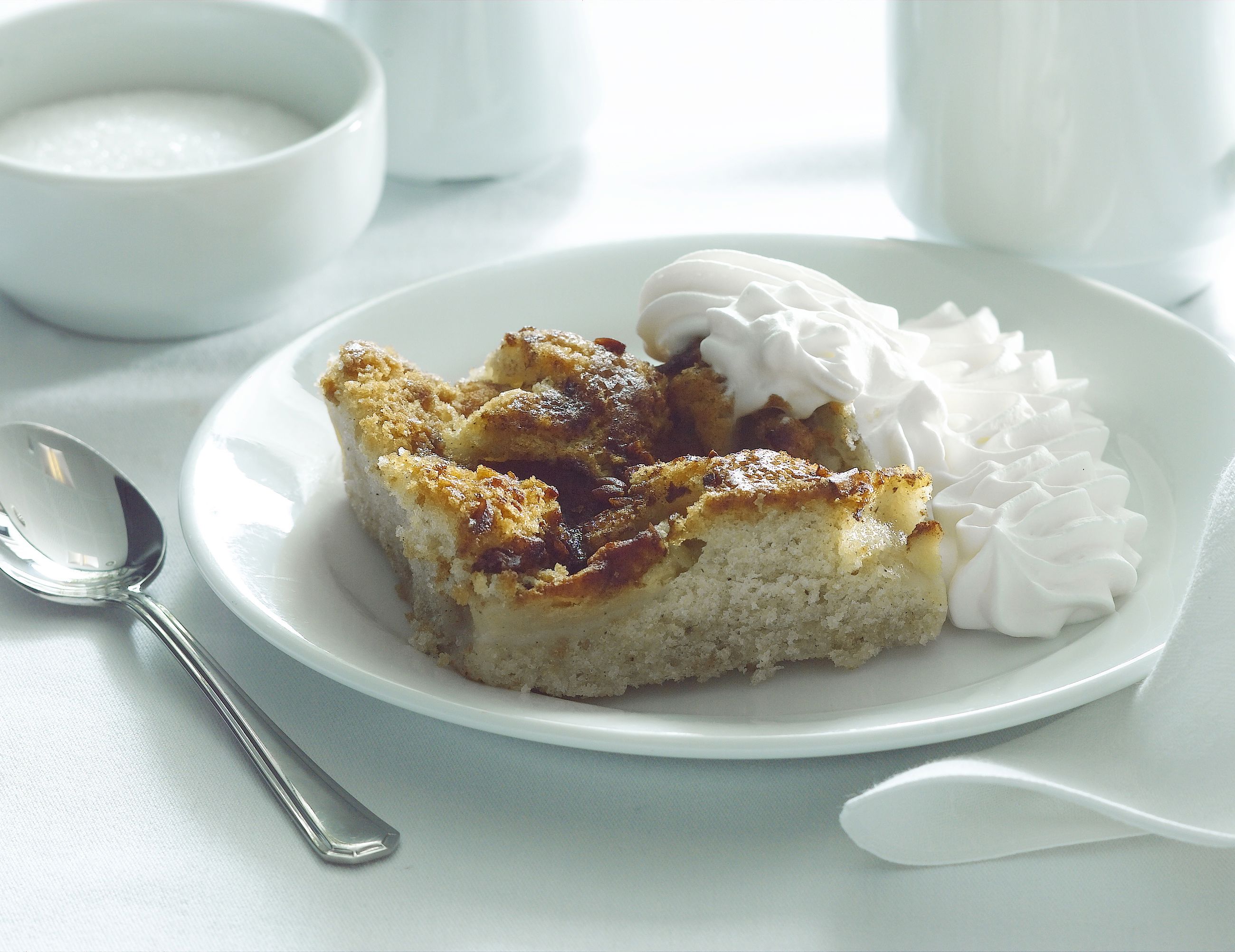 Æbletærte med flødeskum