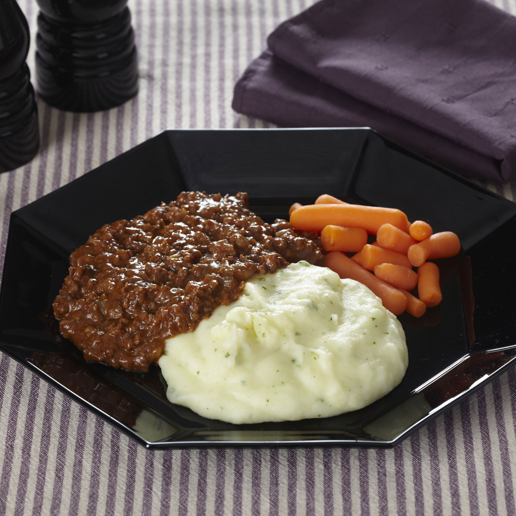 Millionbøf med kartoffelmos