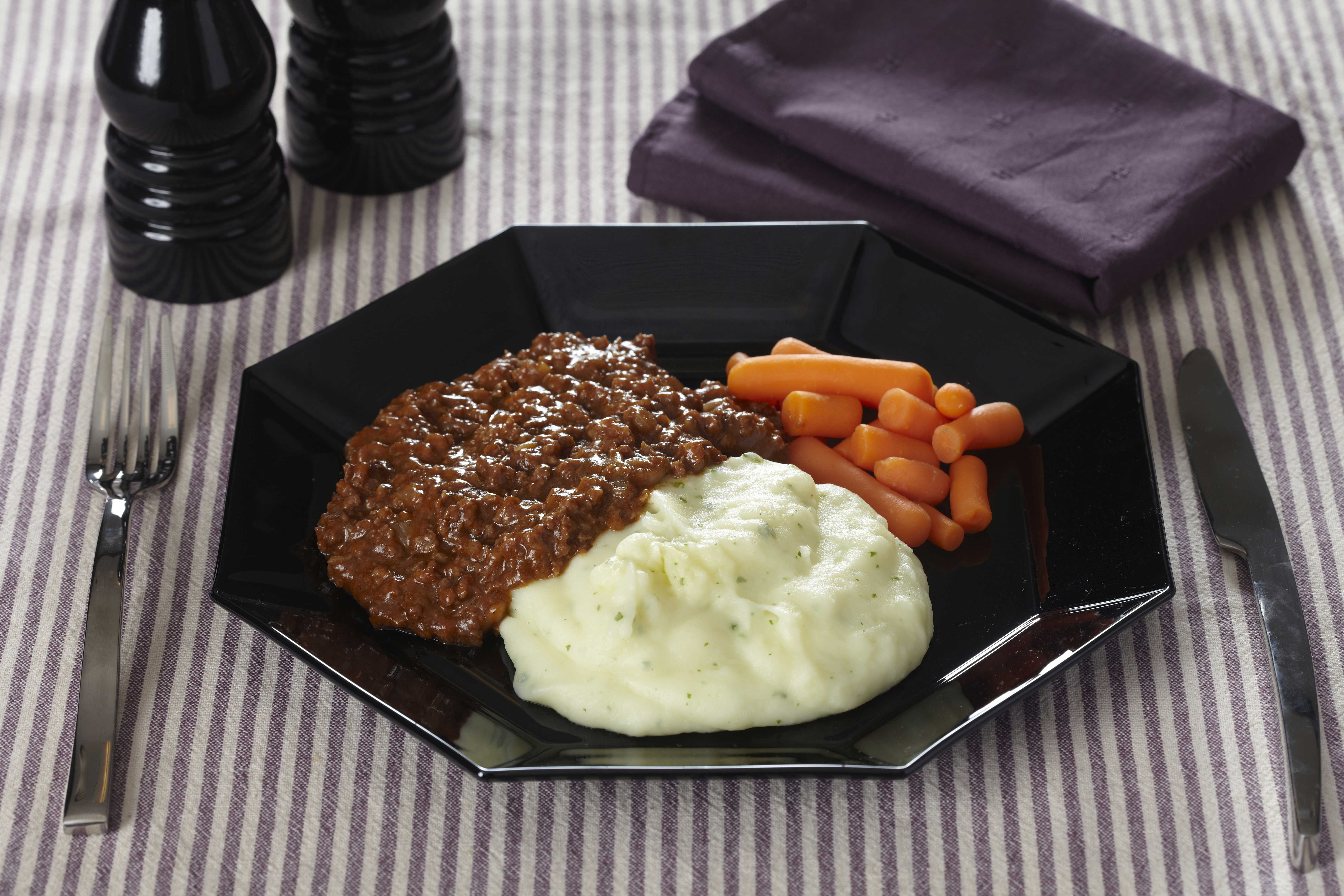 Millionbøf med kartoffelmos